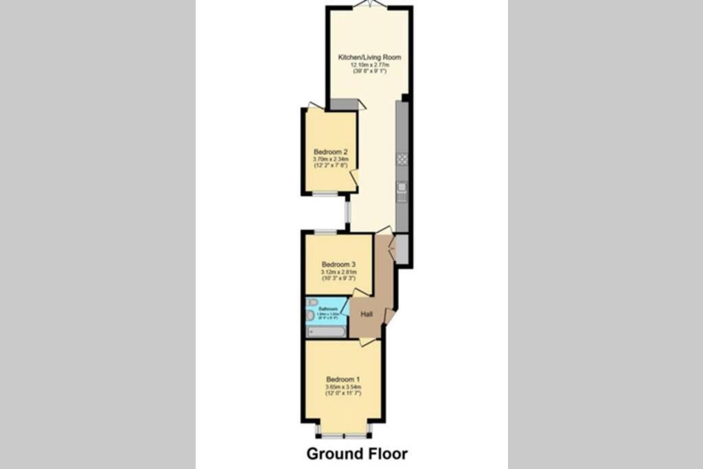 Contemporary 3 Bed Apartment In Hendon Central. Luaran gambar